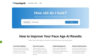 Face Age AI